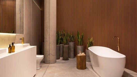 Cores suaves são as preferidas para a decoração de banheiros